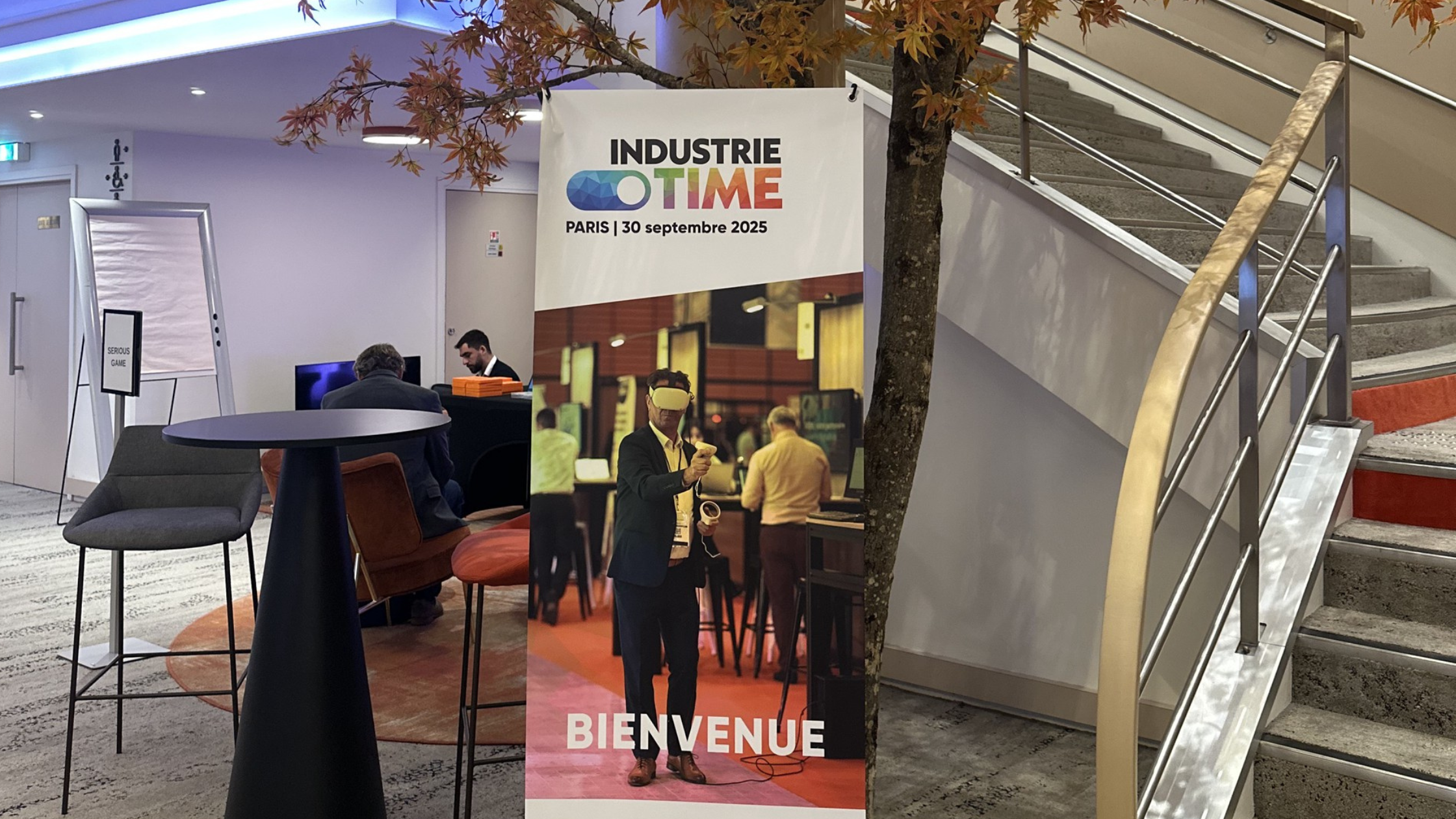 Industrie Time Paris 2024 stand TEEPTRAK TRS OEE François Coulloudon CEO présentation performance industrielle 30 septembre