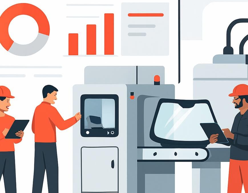 了解挡风玻璃生产中的 OEE：实用指南