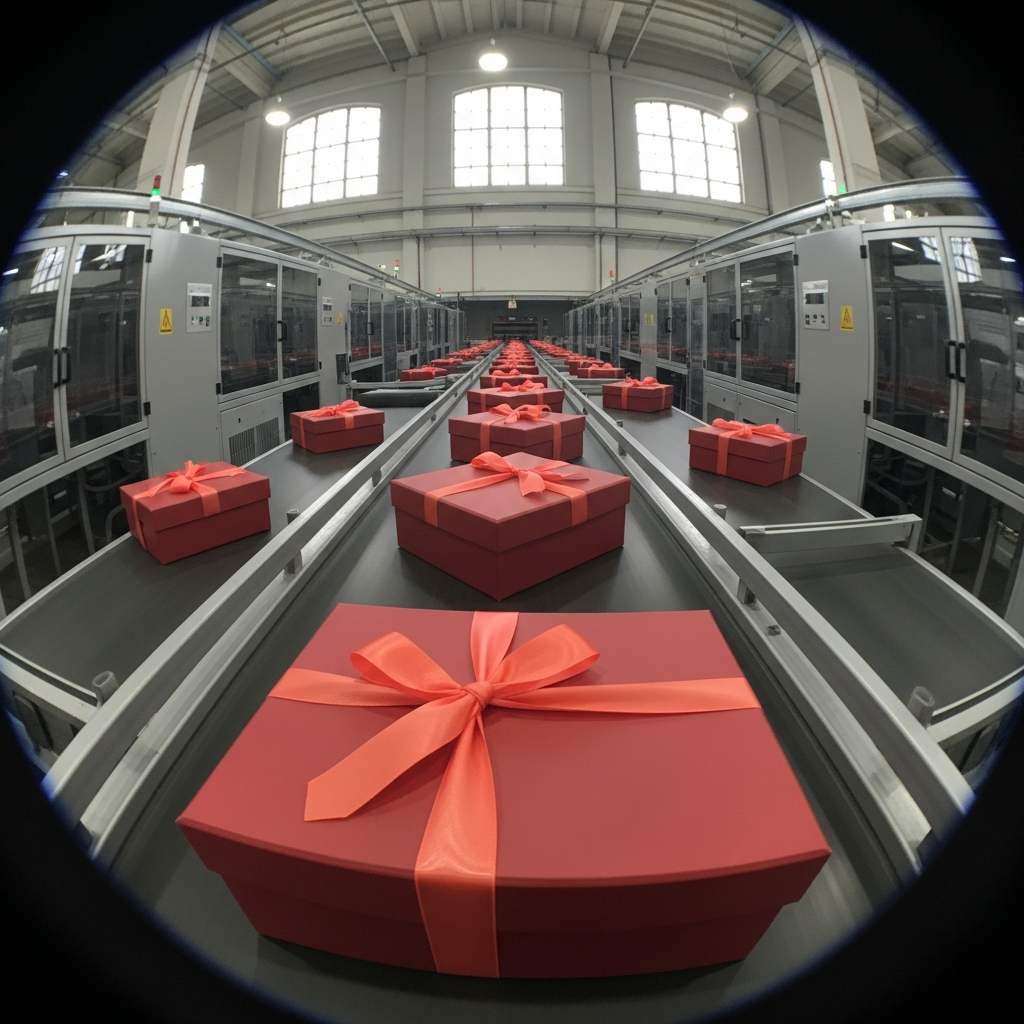 Cadeaux sur ligne de production industrielle : les 7 investissements pour la performance usine 2026