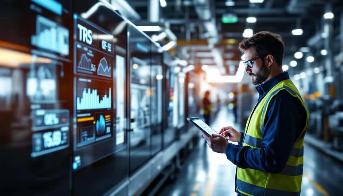 systeme mes definition fonctionnement industrie manufacturiere - TeepTrak MES monitoring industriel