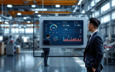 免费制造仪表板 Excel:8 个指标、多生产线、财务影响