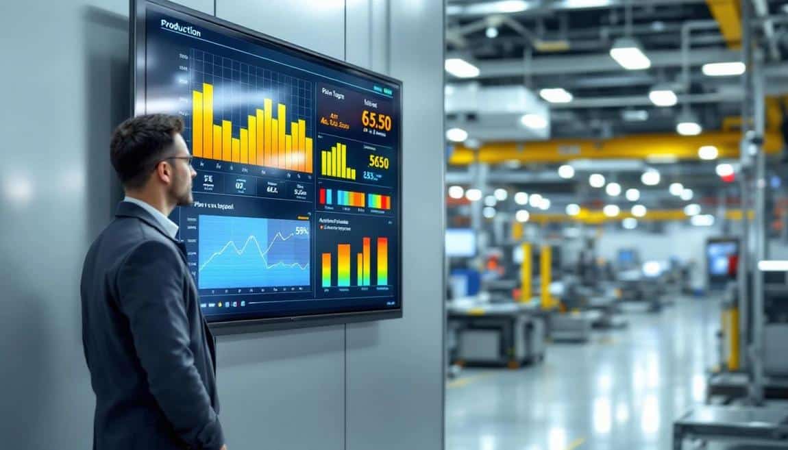 production monitoring dashboard - TeepTrak