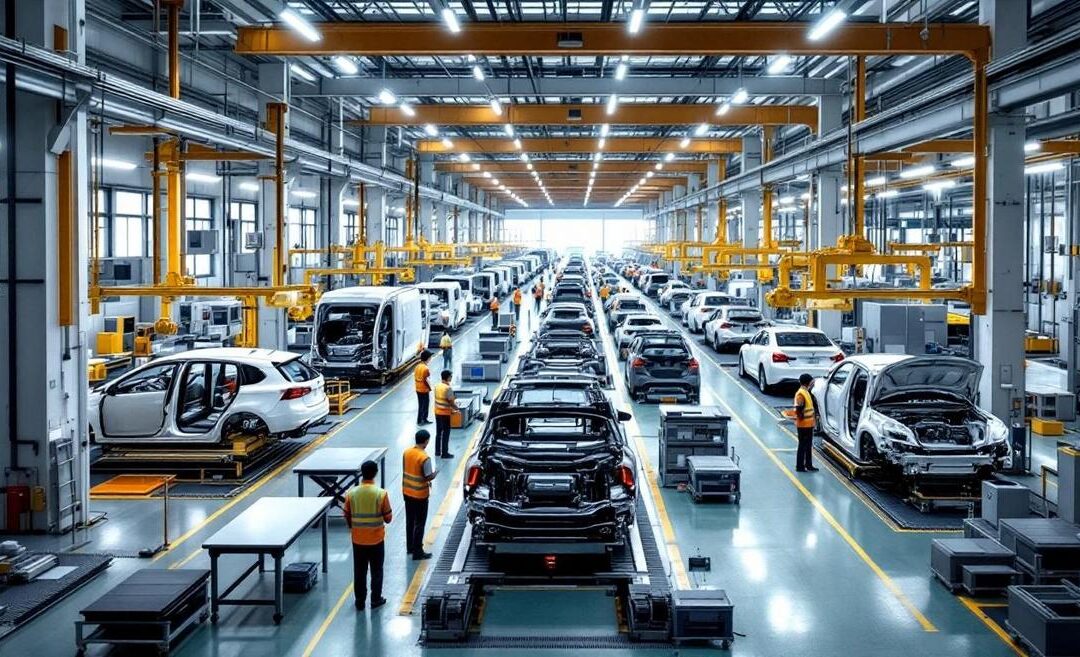 汽车制造工厂OEE提升指南：从冲压到总装的全流程效率监控