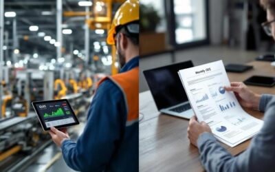 Real-time OEE vs maandelijkse OEE: Waarom latentie alles verandert voor fabrieksprestaties