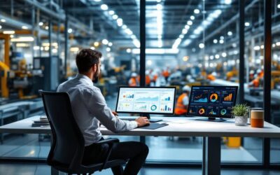 Tableau de Bord Industriel Gratuit : Téléchargez le Fichier Excel Complet avec 8 Indicateurs, Comparaison Multi-Lignes et Impact Financier Mensuel