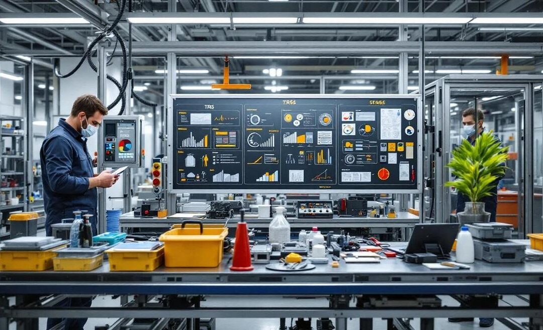 TRS et Lean Manufacturing : le TRS comme colonne vertébrale de la démarche lean en production