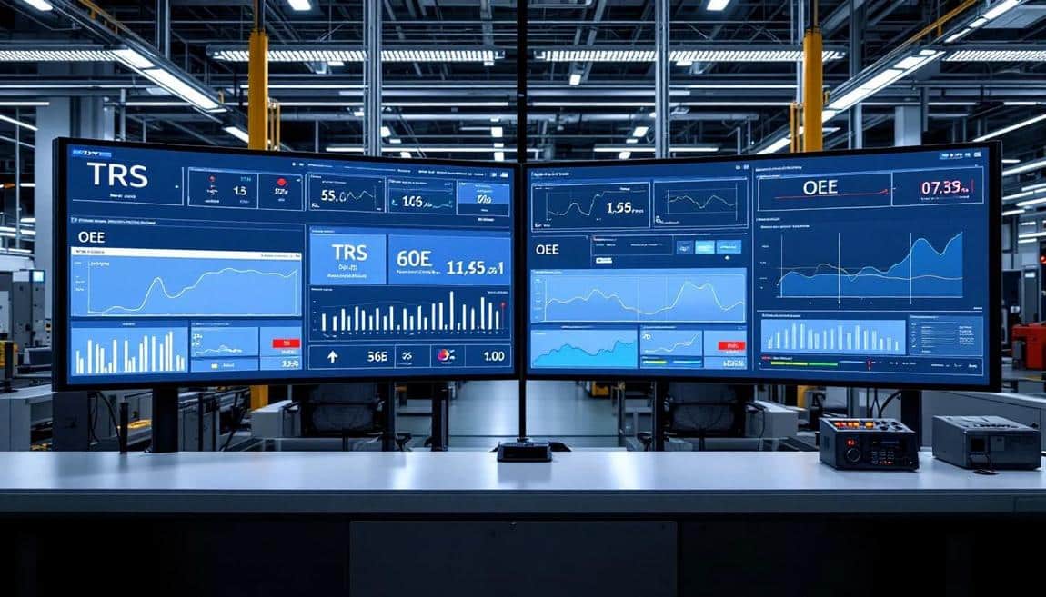 trs oee relation indicateur production - TeepTrak