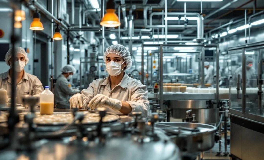 Manufacturing agroalimentaire : comment SMED + suivi micro-arrêts boostent la capacité de 30 %