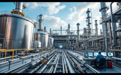 Usine chimique : performance industrielle et mesure de TRS en France