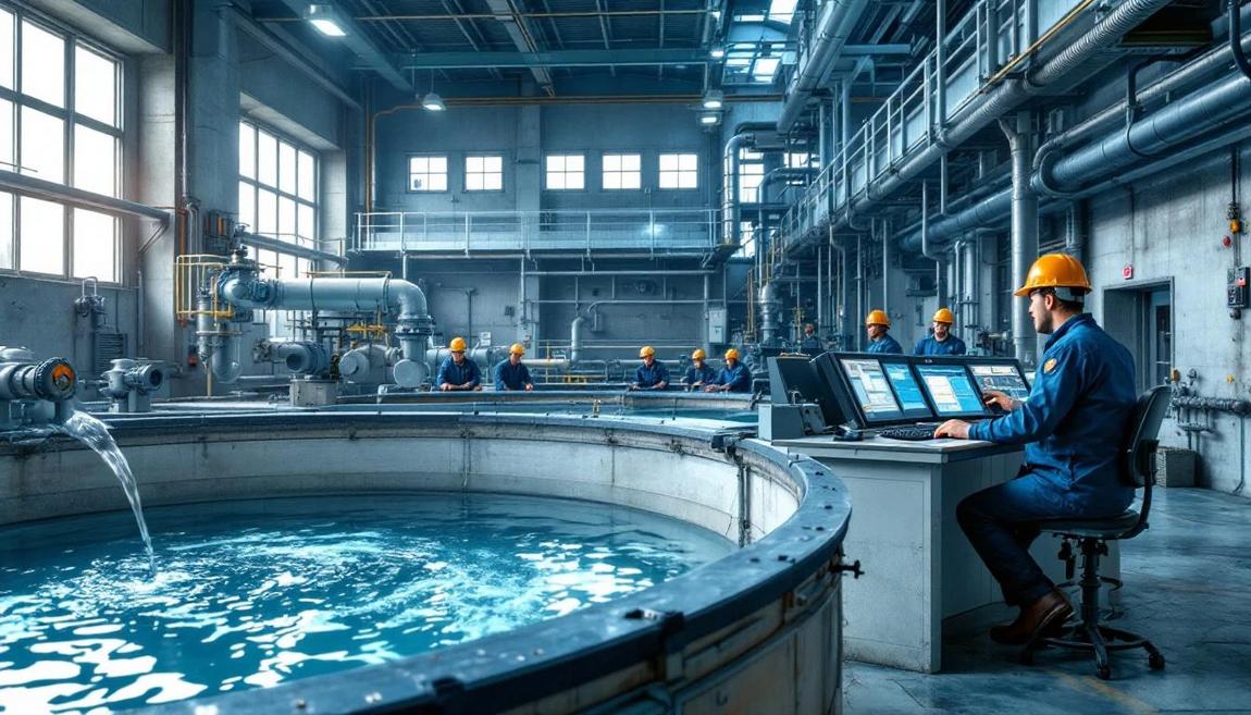 usine eau traitement potable industrie france - TeepTrak