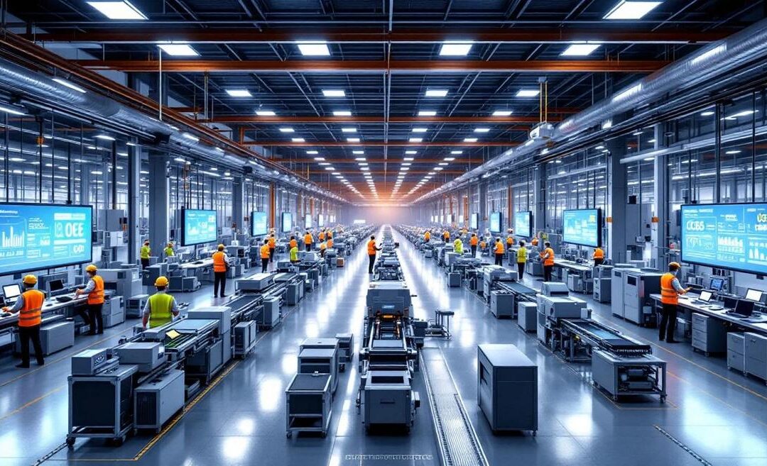 中国制造业OEE现状：工厂如何衡量设备综合效率