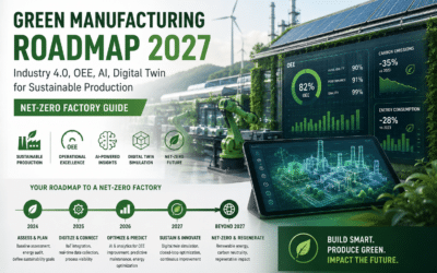 Green manufacturing roadmap 2027: Industry 4.0, OEE, AI, digital twin for sustainable production — net-zero factory guide