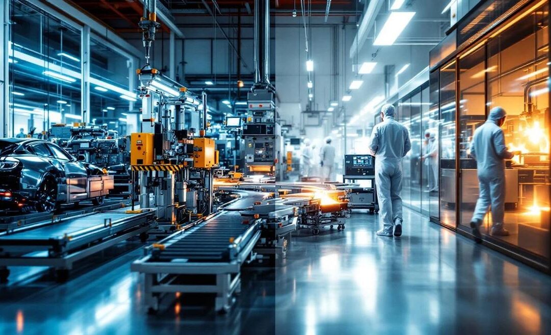 Benchmark OEE por Sector 2026 — Tasas OEE clase mundial por industria