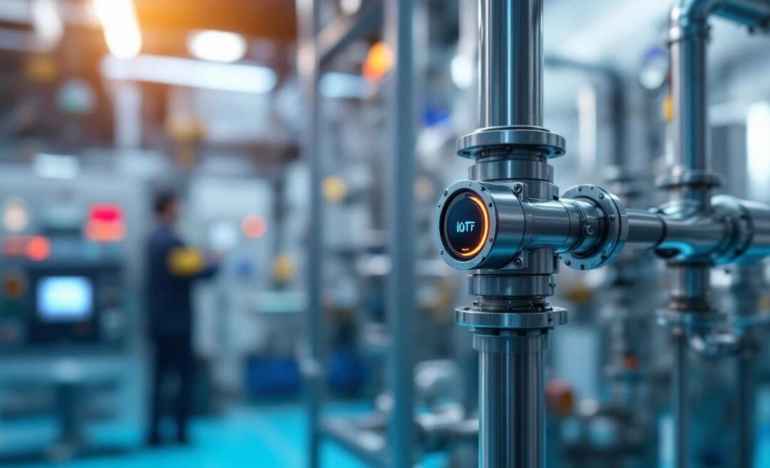 Monitoring des parametres process industriels : temperature, pression, debit en temps reel