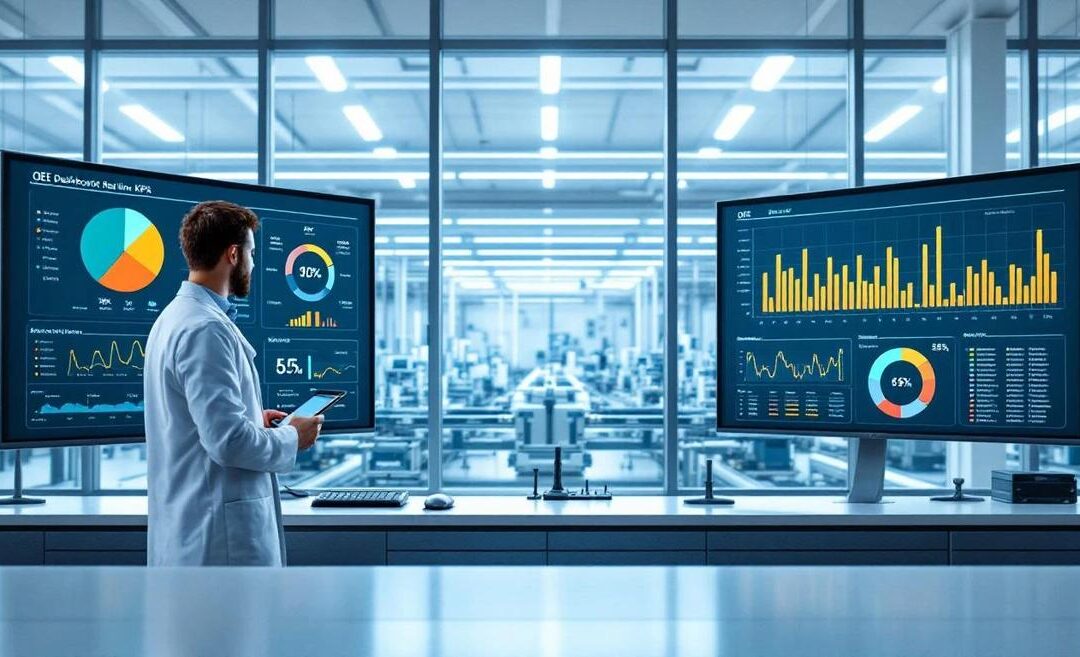 What is OEE and how is it calculated under ISO 22400?