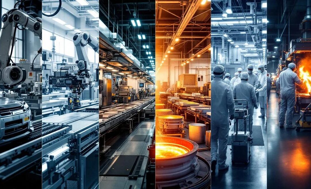 OEE Benchmark per Sector 2026 — Wereldklasse OEE-percentages per industrie