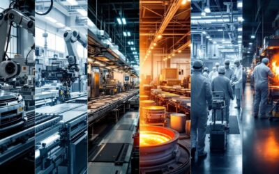 OEE Benchmark per Sector 2026 — Wereldklasse OEE-percentages per industrie