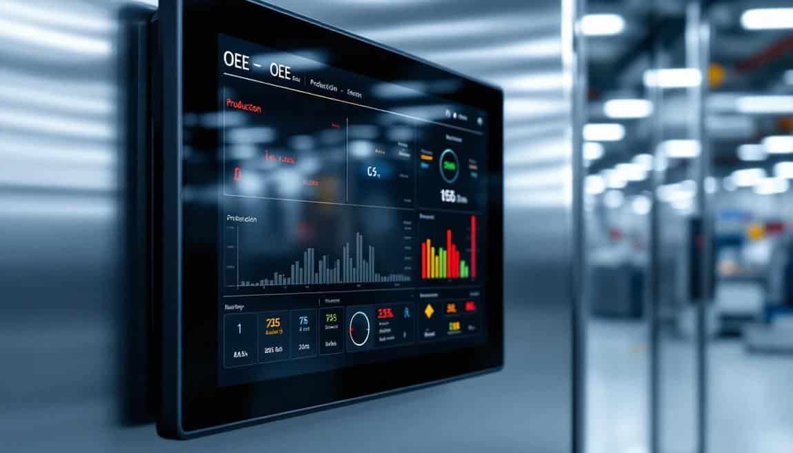 oee dashboard bedienterminal design - TeepTrak