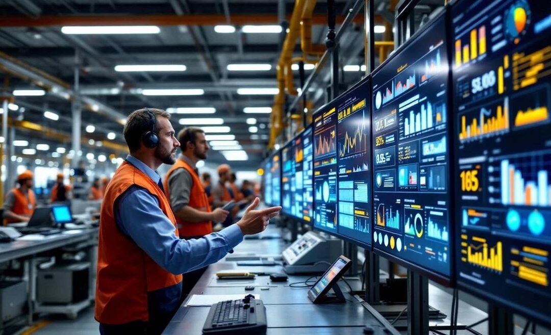 Pilotage industriel temps réel : tableaux de bord pour opérateurs