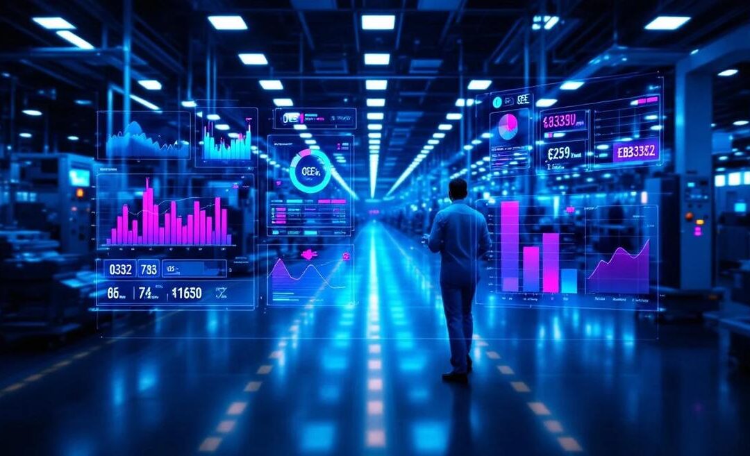 ROI of OEE software 2027: financial model, payback calculation, industry benchmarks — Hutchinson +33 pts, Nutriset +18 pts case data