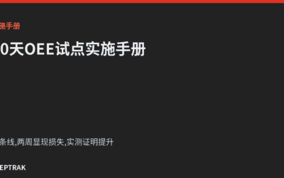 60天OEE试点实施手册(2026)