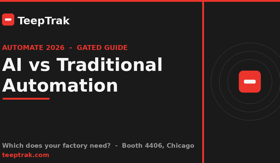 AI vs Traditional Automation for Factories: What’s the Difference?