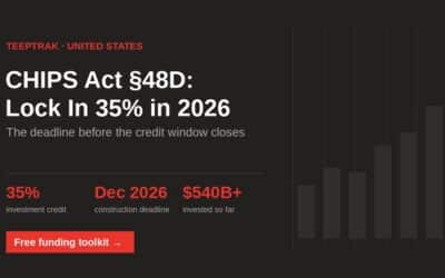 CHIPS Act Section 48D in 2026: How US Manufacturers Lock In the 35% Credit Before It’s Gone
