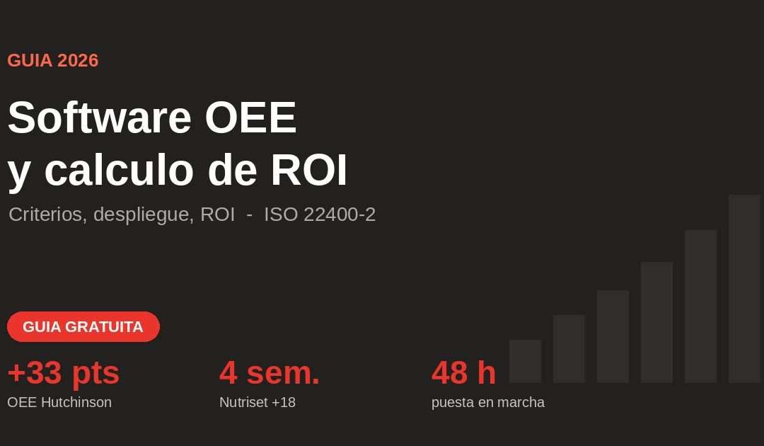 Guia de software OEE y calculo de ROI 2026