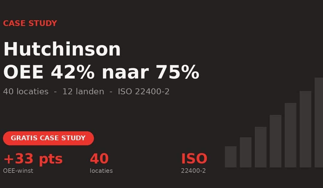 Hutchinson case study: OEE van 42% naar 75% op 40 locaties