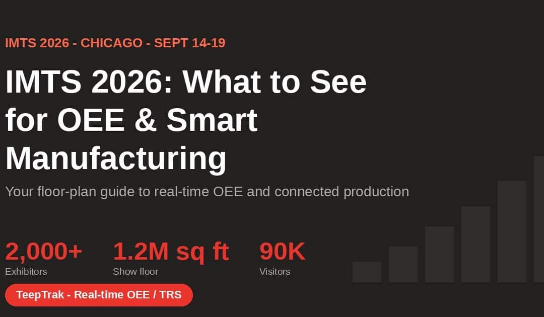 IMTS 2026: ce sa vezi pentru OEE si productia inteligenta