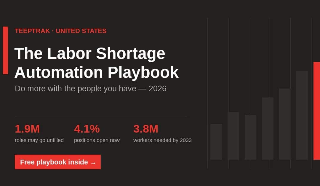 The US Manufacturing Labor Shortage in 2026: An Automation Playbook for Doing More With Fewer People