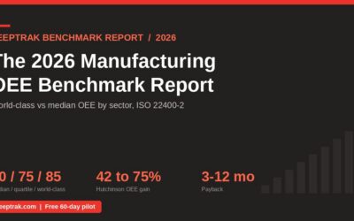 The 2026 Manufacturing OEE Benchmark Report: how your lines compare