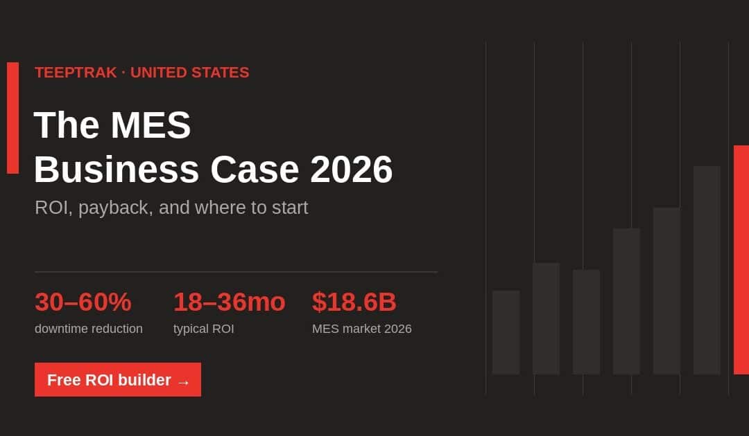 Building the MES Business Case in 2026: ROI, Payback, and Where to Start