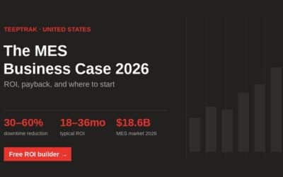 Building the MES Business Case in 2026: ROI, Payback, and Where to Start