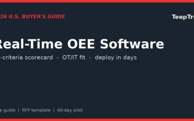 The Buyer’s Guide to Real-Time OEE Software (U.S. 2026)