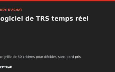 Guide d’achat : logiciel de TRS temps réel (2026)