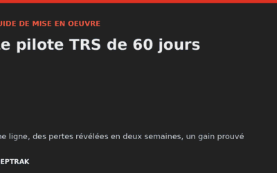 Le guide du pilote TRS de 60 jours (2026)