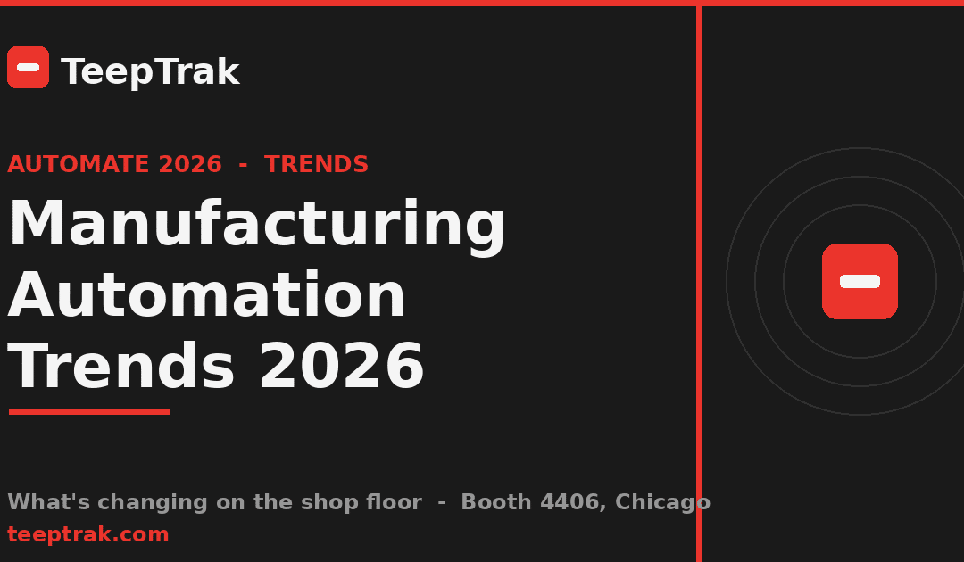 Top Manufacturing Automation Trends to Watch in 2026