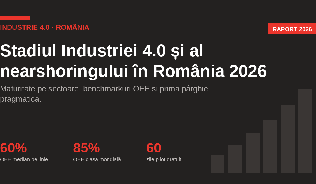 Stadiul Industriei 4.0 și al nearshoringului în România 2026