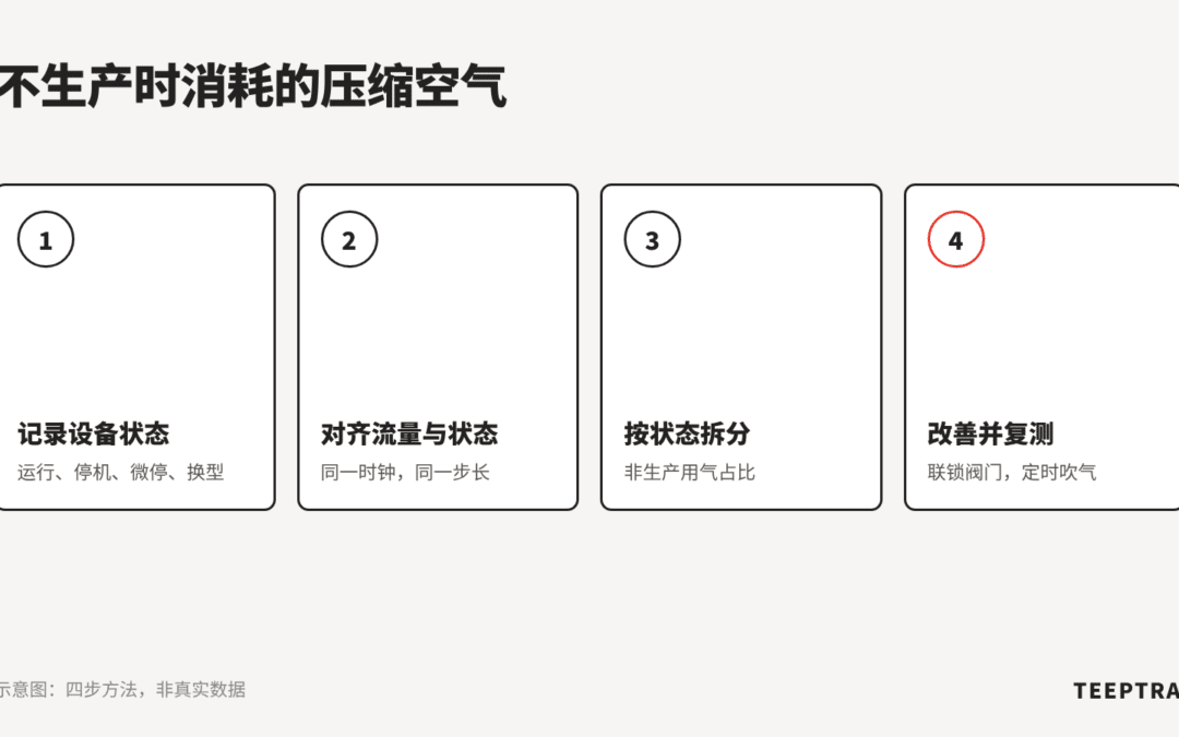 停机时的压缩空气消耗：把设备状态与公用工程用量对应起来