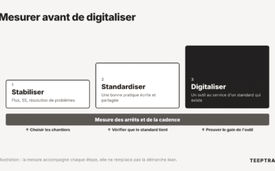 Stabiliser un processus de production avant de le digitaliser, ce que la mesure des arrêts change