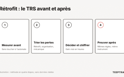 Rétrofit : mesurer le TRS avant et après pour chiffrer le gain